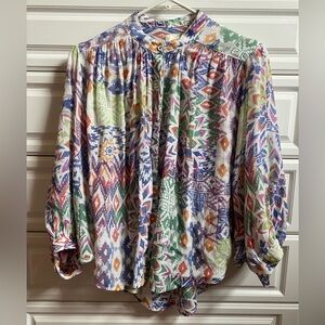 Maeve blouse purchased at Anthropologie.  Size XS